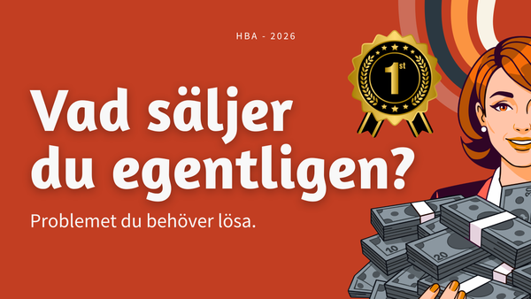Nr 1 : Vad Säljer Du?