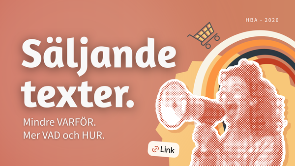 Din målgrupp köper HUR och VAD, lika mycket som VARFÖR.